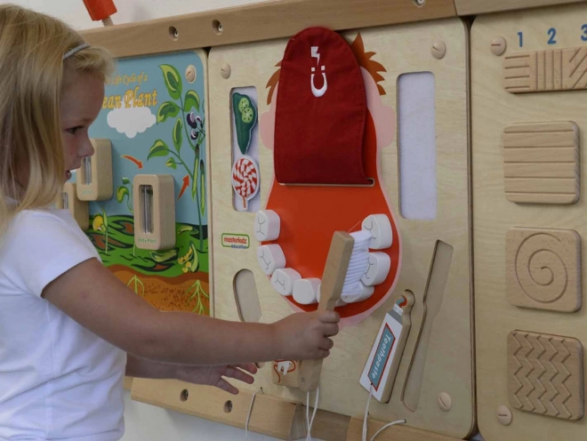 Sensory Board Higiena ústní dutiny Montessori