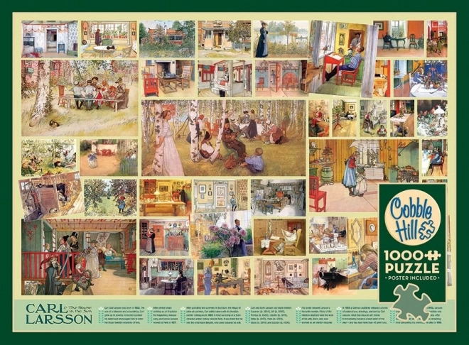 COBBLE HILL Puzzle Carl Larsson 1000 dílků