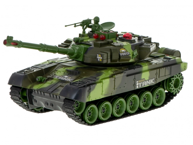 RC tank 9995 na dálkové ovládání 2,4 GHz – Zelený