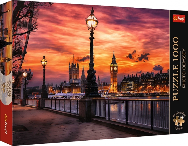 TREFL Puzzle Premium Plus Photo Odyssey: Big Ben, Londýn 1000 dílků