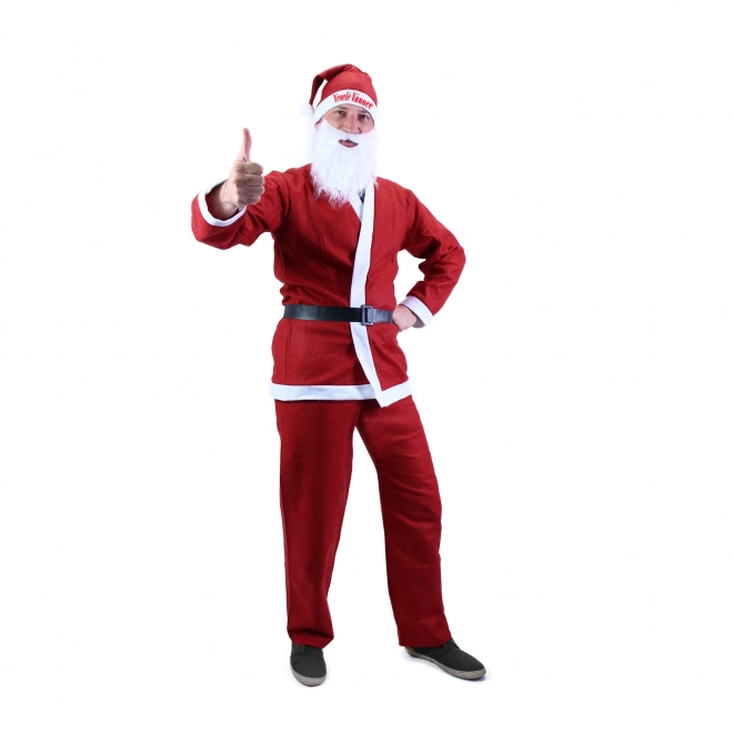 Kostým Santa Claus (bez vousů) pro dospělé