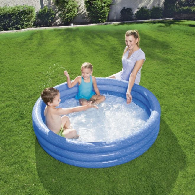 Dětský nafukovací bazén Blue 152x30cm BESTWAY + opravná záplata