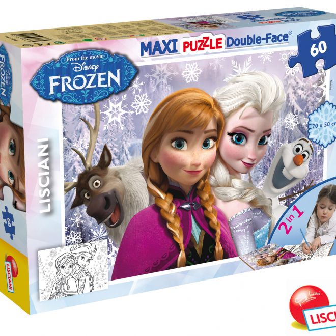 Frozen Puzzle Maxi 60 Elsa a Anna 70x50 cm 2v1