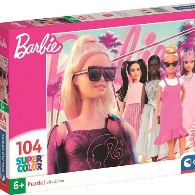 CLEMENTONI Puzzle Barbie 104 dílků