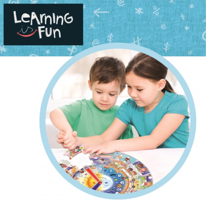 EDUCA Vzdělávací puzzle a hra Learning is Fun: Kolik je hodin?