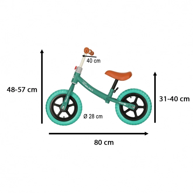 Dětské kolo - odrážedlo Trike Fix Balance – tyrkysové