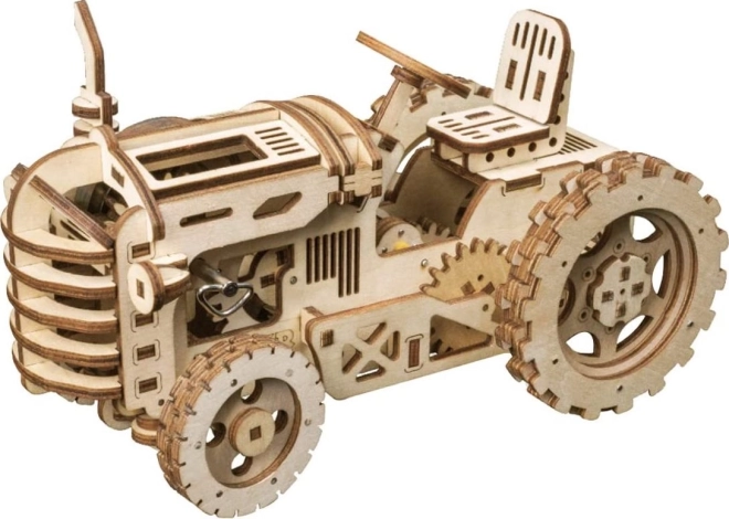 RoboTime 3D dřevěné mechanické puzzle Traktor