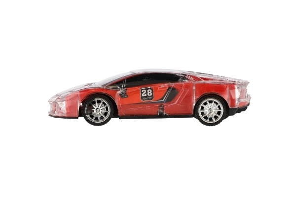 RC závodní auto se světelnými efekty - 16 cm