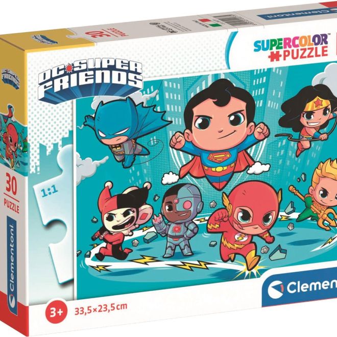 CLEMENTONI Puzzle DC Super Friends 30 dílků