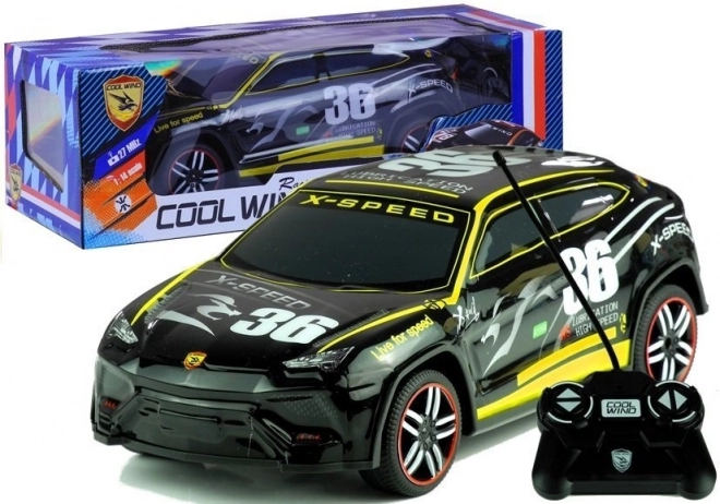 Dálkově ovládané sportovní auto Pilot R/C Black