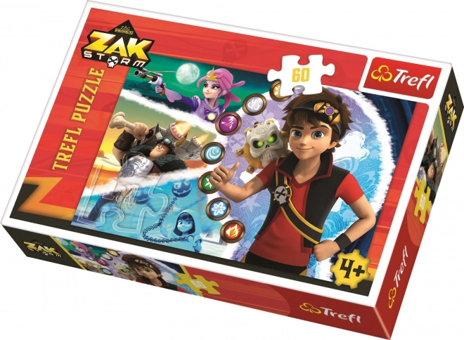 TREFL Puzzle Zak Storm: Překonání bouře 60 dílků