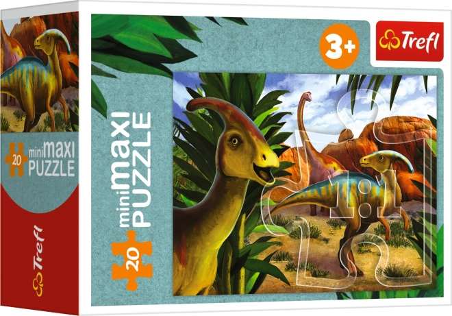 TREFL Puzzle Svět dinosaurů: Parasaurolophus 20 dílků