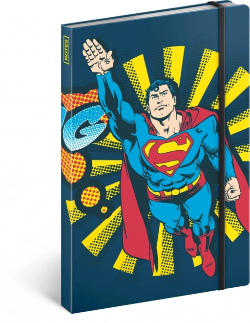 Poznámkový blok Superman – Bang, linkovaný 13 x 21 cm