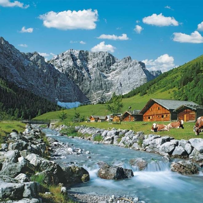Rakouské hory 1000 dílků