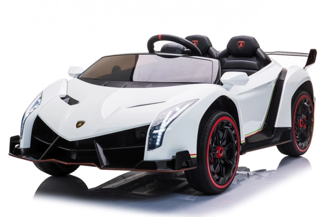 Lamborghini Veneno dětský elektrický vůz bílý