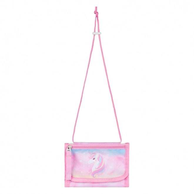 BAAGL SET 5 Airy Rainbow Unicorn: batoh, penál, sáček, peněženka, box