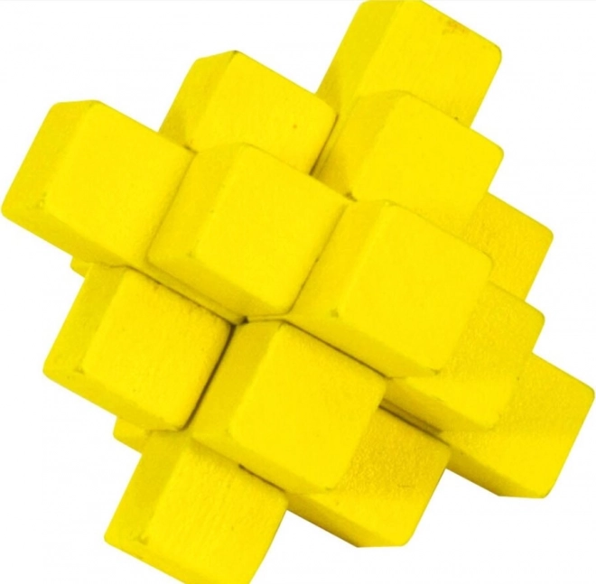 PROFESSOR PUZZLE Dřevěný hlavolam No. 03 Yellow