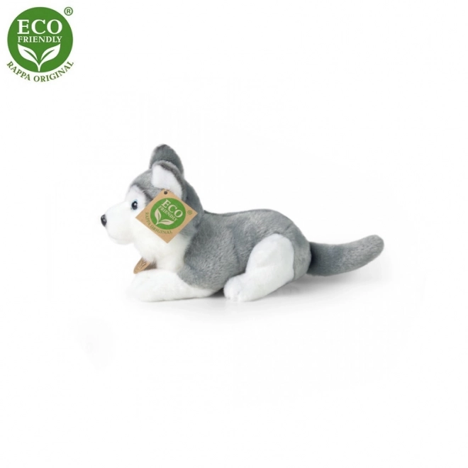 Rappa Plyšový pes Husky 17 cm ECO-FRIENDLY