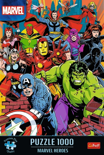 TREFL Puzzle Premium Plus Marvel: Hrdinové Marvelu 1000 dílků