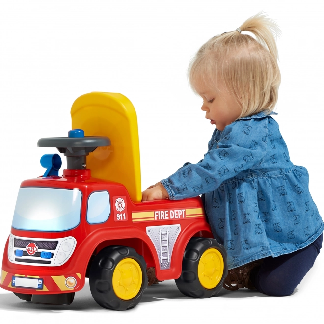 Jezdící hasičské auto s klaksonem pro děti od FALK