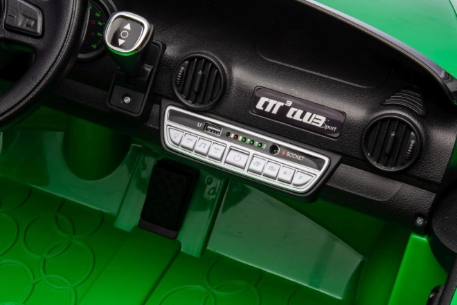 Dětské akumulátorové auto zelené 4x4