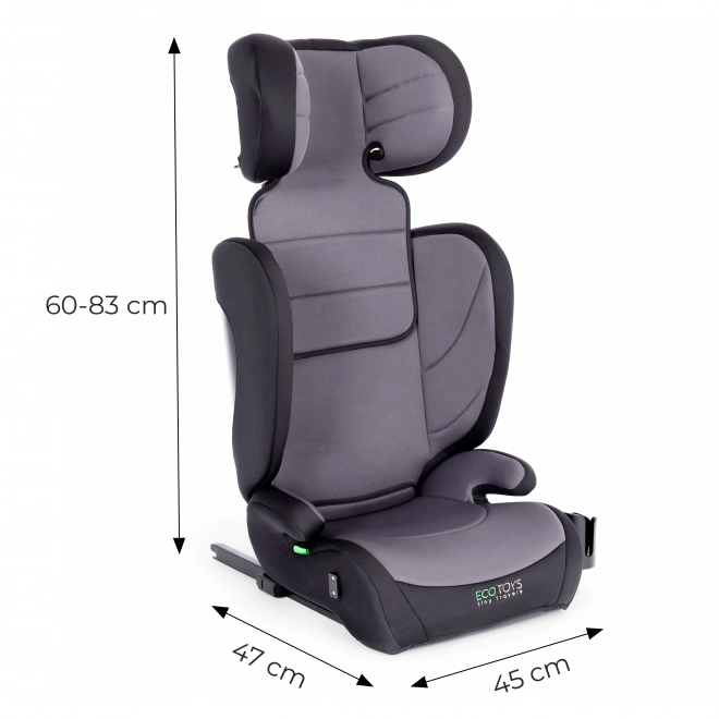 Autosedačka ISOFIX pro děti od 100 cm s držákem nápojů ECOTOYS