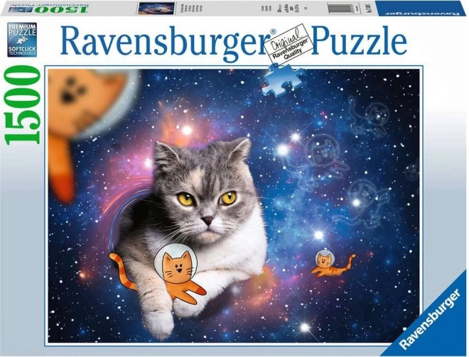 Puzzle RAVENSBURGER Kočky ve vesmíru