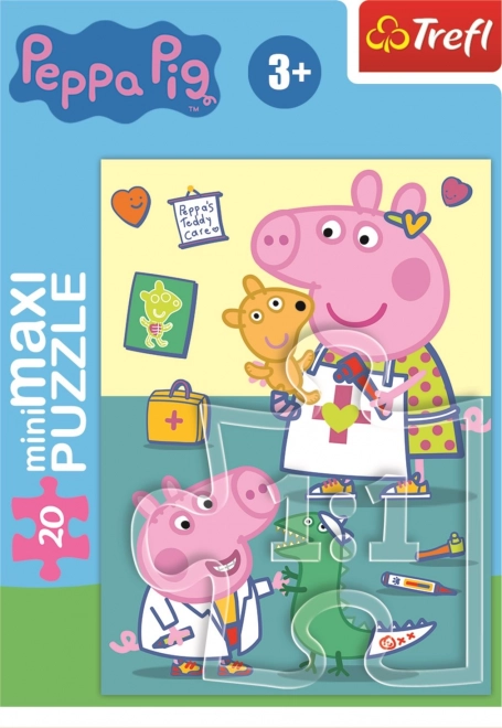 TREFL Puzzle Prasátko Peppa: Zdravotní prohlídka 20 dílků