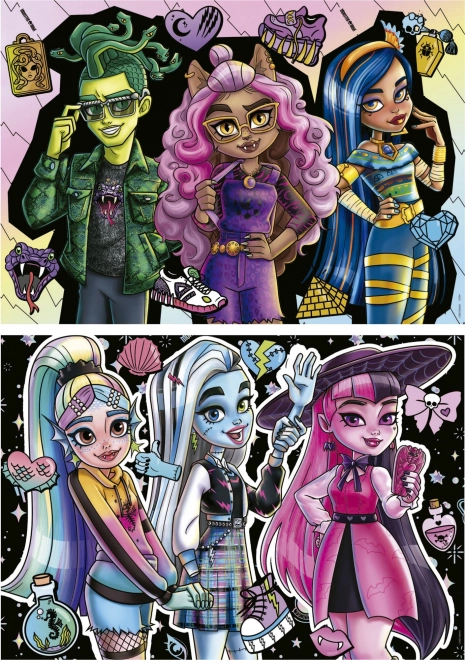 EDUCA Puzzle Monster High 2x100 dílků