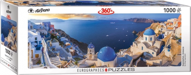 EUROGRAPHICS Panoramatické puzzle Santorini, Řecko 1000 dílků