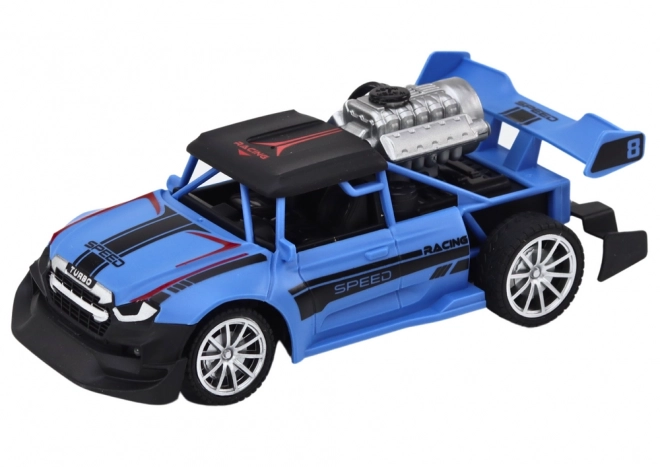 RC dálkově ovládané auto 1:20 Světla s kouřovým efektem modrá