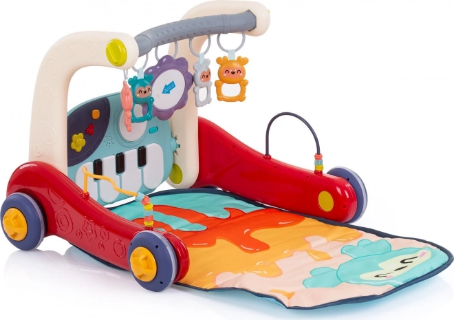 CHIPOLINO Baby Fitness Multicolor - Hrací podložka a chodítko 3v1