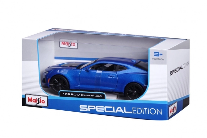 Složený model Chevrolet Camaro ZL1 2017 modrá 1/24