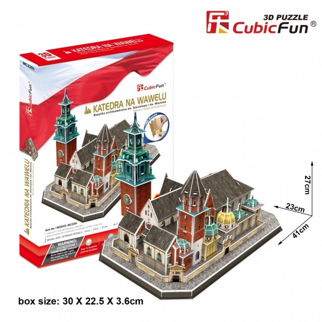 Puzzle 3D Wawelská katedrála 101 prvků