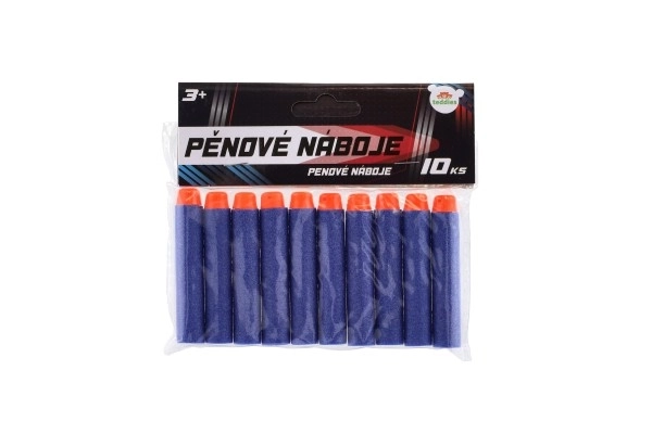 Náhradní pěnové náboje do pistole Nerf - 10 kusů