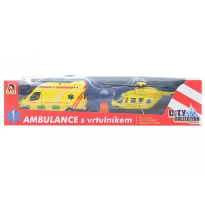 Záchranářská sada - sanitka a vrtulník