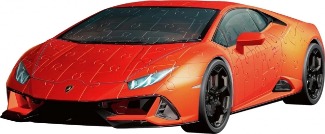 Puzzle 108 dílků 3D Vozidla Lamborghini Huracan Evo Arancio