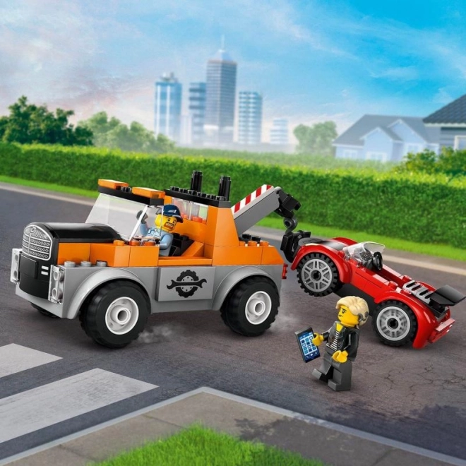 LEGO City 60435 Odtahový vůz a oprava sporťáku