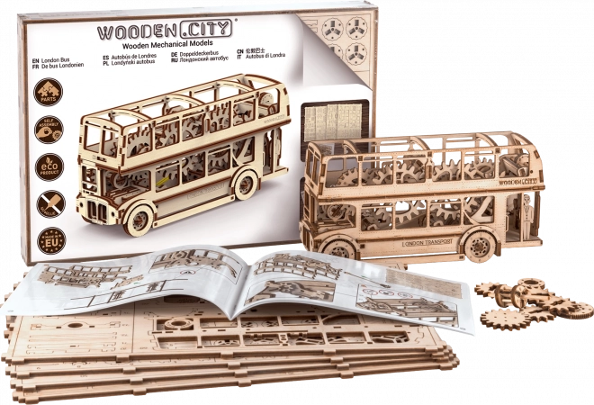 WOODEN CITY 3D puzzle Londýnský autobus 216 dílů