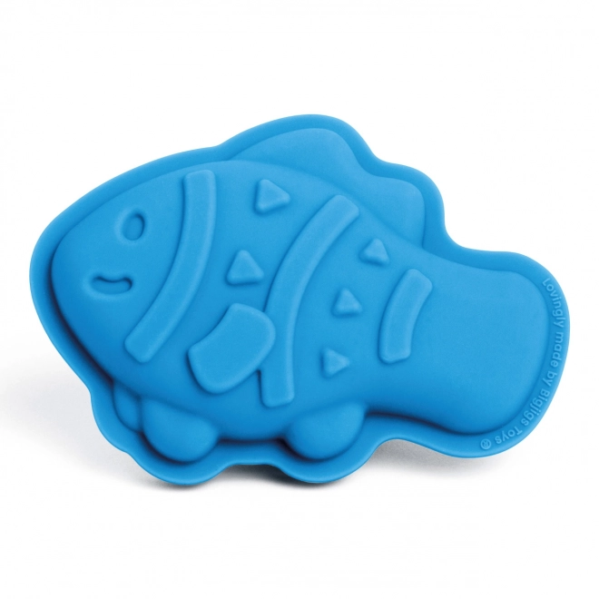 Bigjigs Toys Silikonové formičky modré Ocean