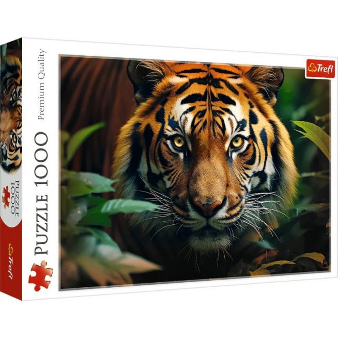Puzzle 1000 prvků Divoký tygr