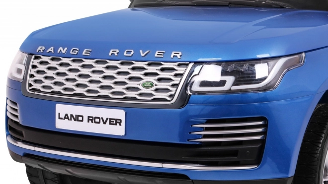 Range Rover HSE Lakované auto pro 2 děti Modrá + dálkové ovládání + 5bodový postroj + audio panel + LED dioda