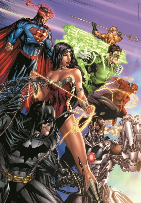 Puzzle 1000 dílků Compact DC Comics Justice League