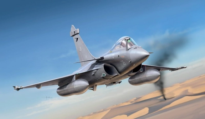 Plastikový model letounu Rafale M Operations Exterieures