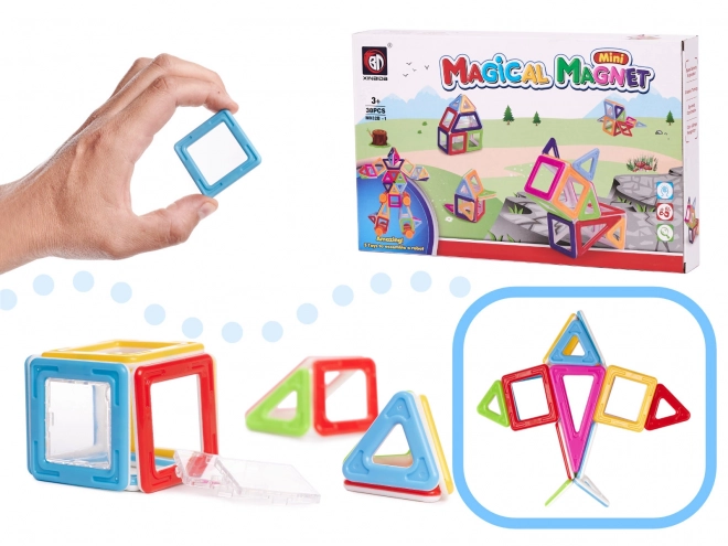 Magnetická stavebnice Magical Magnet - 38 dílů