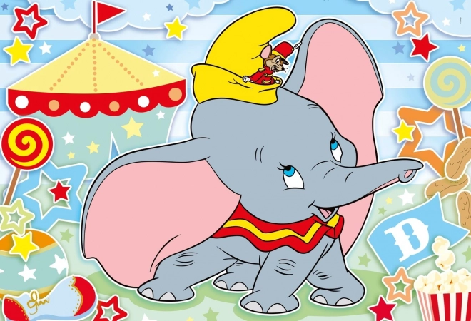 CLEMENTONI Puzzle Dumbo MAXI 24 dílků