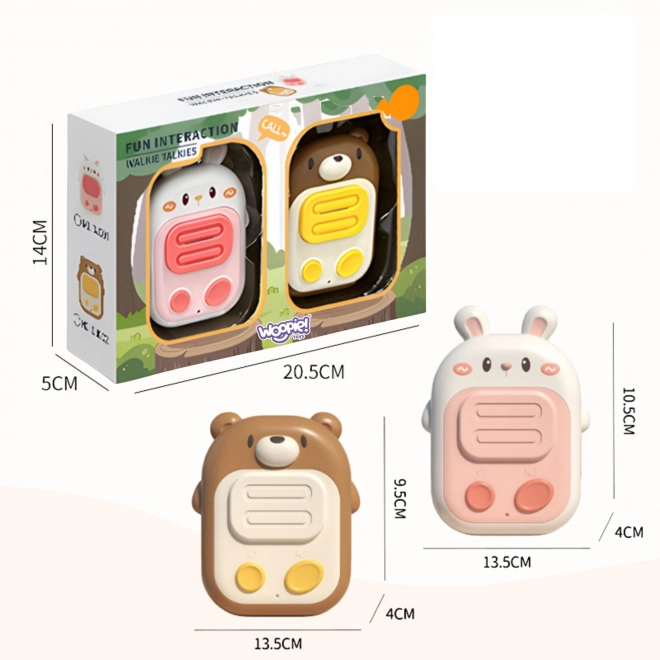 Woopie sada 2 vysílaček Walkie Talkie