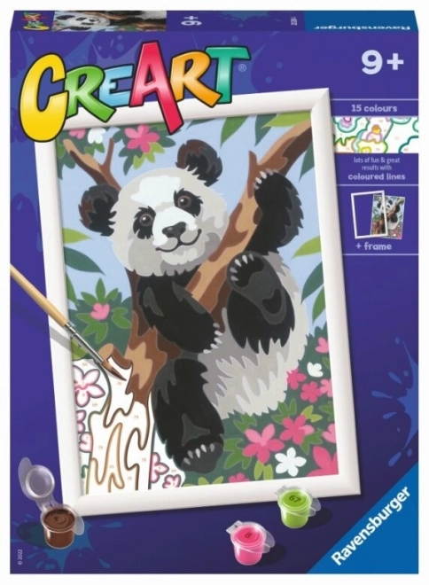 Malování CreArt pro děti Panda