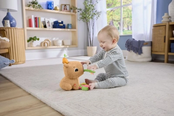 Fisher-price měkká hračka kapybara