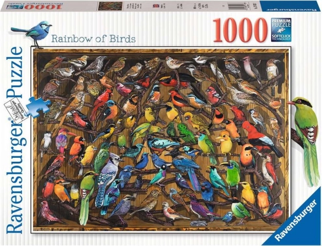 Puzzle 1000 dílků Svět ptáků